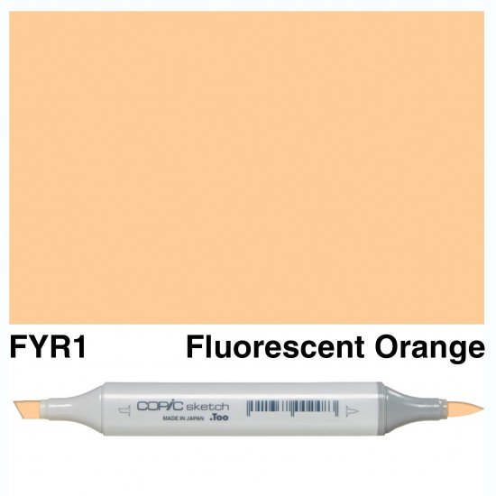 Copic Sketch FYR1-Fluorescent Orange - Click Image to Close