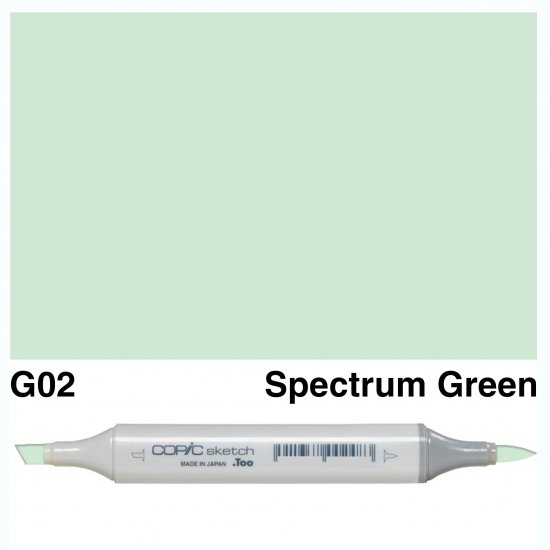 Copic Sketch G02-Spectrum Green - Click Image to Close