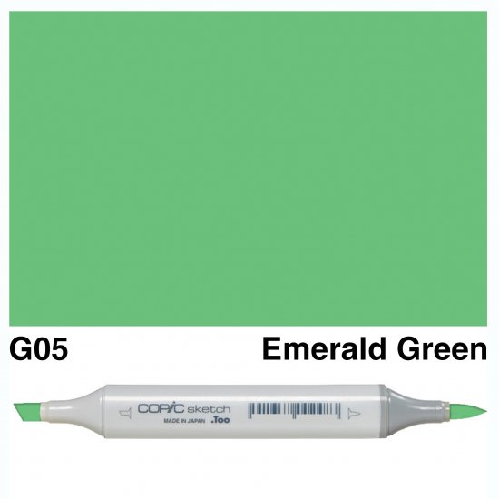 Copic Sketch G05-Emerald Green - Click Image to Close