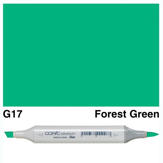 Copic Sketch G17-Forest Green - Click Image to Close