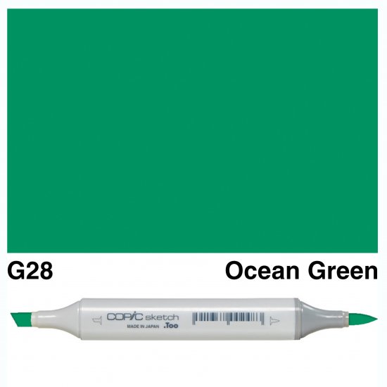 Copic Sketch G28-Ocean Green - Click Image to Close