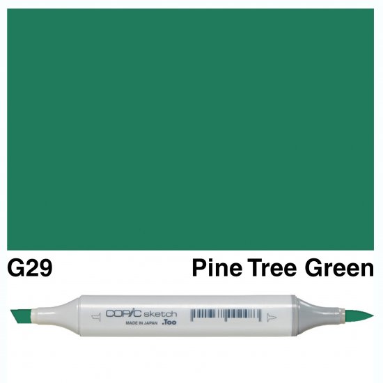 Copic Sketch G29-Pine Tree Green - Click Image to Close