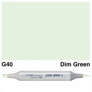 Copic Sketch G40-Dim Green