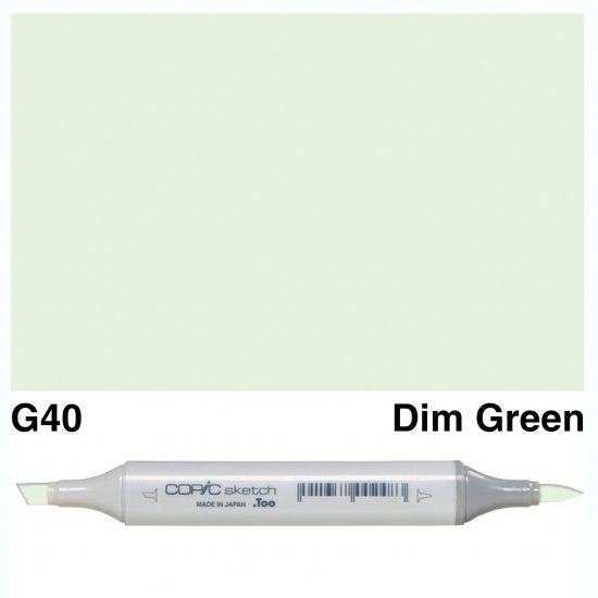 Copic Sketch G40-Dim Green - Click Image to Close