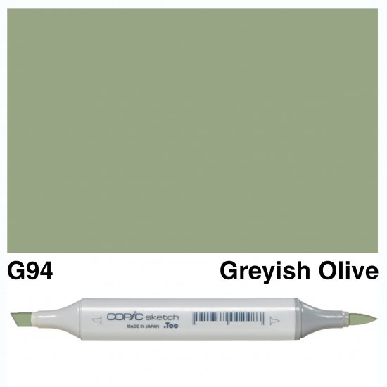 Copic Sketch G94-Grayish Olive - Click Image to Close