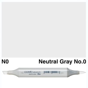 Copic Sketch N0-Neutral Gray No.0