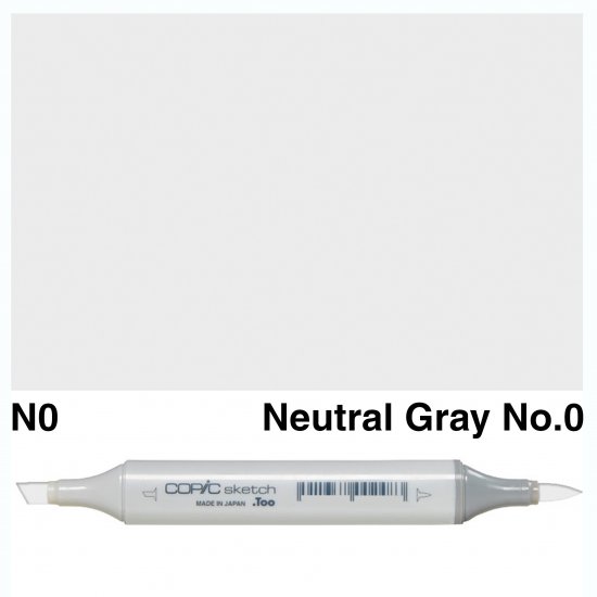 Copic Sketch N0-Neutral Gray No.0 - Click Image to Close