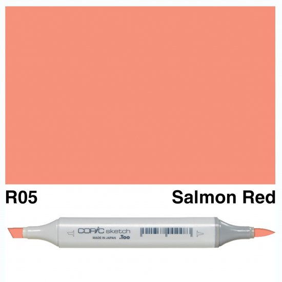 Copic Sketch R05-Salmon Red - Click Image to Close