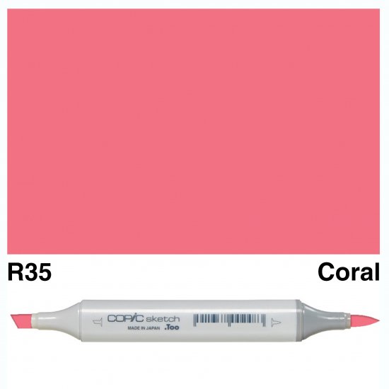 Copic Sketch R35-Coral - Click Image to Close