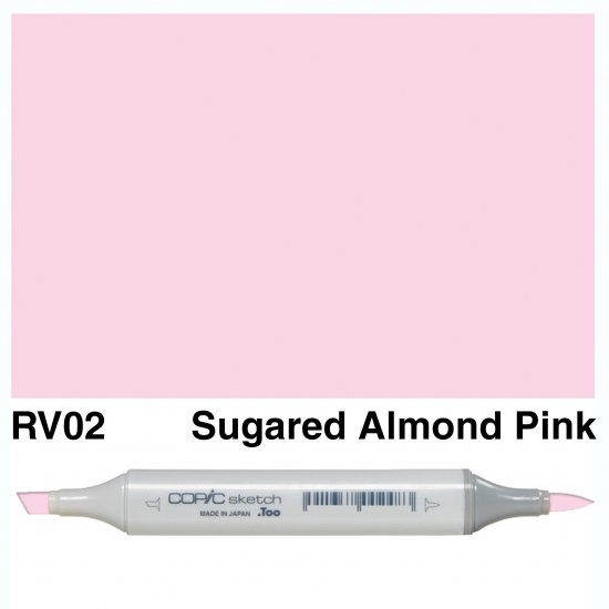 Copic Sketch RV02-Sugared Almond Pink - Click Image to Close