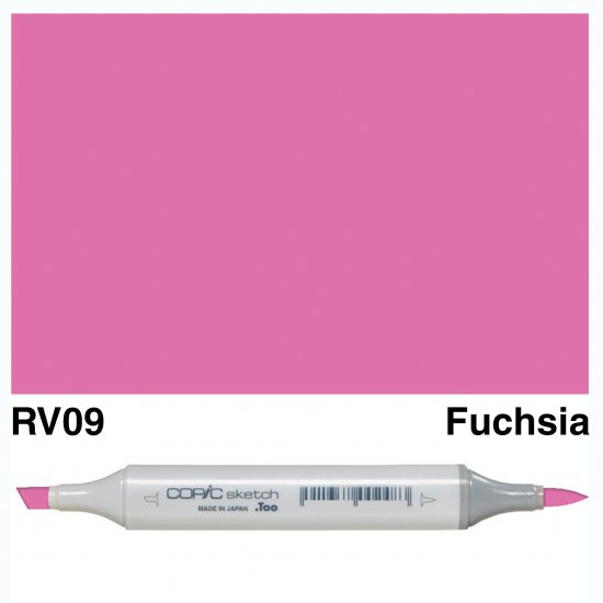 Copic Sketch RV09-Fuchsia - Click Image to Close