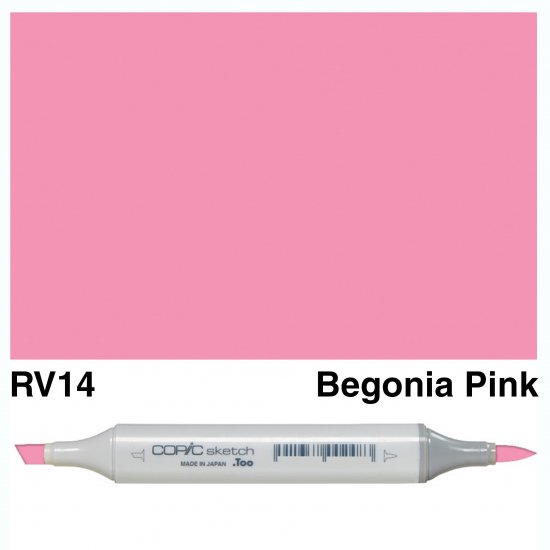 Copic Sketch RV14-Begonia Pink - Click Image to Close