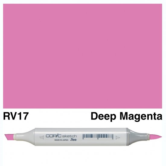 Copic Sketch RV17-Deep Magenta - Click Image to Close