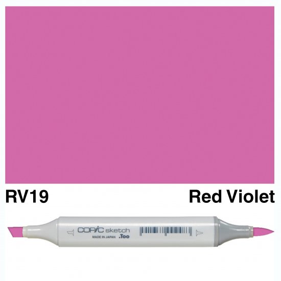 Copic Sketch RV19-Red Violet - Click Image to Close