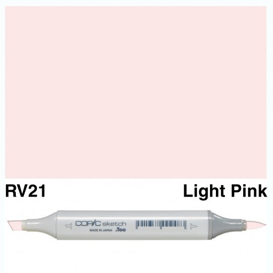 Copic Sketch RV21-Light Pink - Click Image to Close