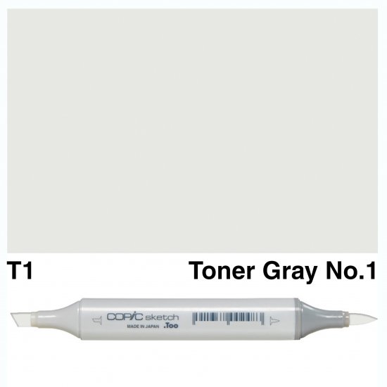 Copic Sketch T1-Toner Gray No.1 - Click Image to Close