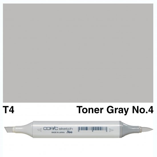 Copic Sketch T4-Toner Gray No.4 - Click Image to Close