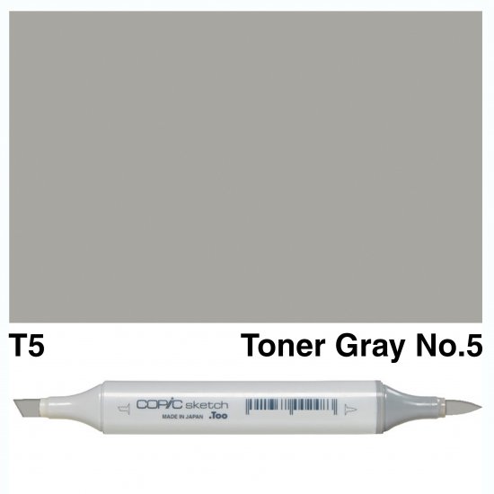 Copic Sketch T5-Toner Gray No.5 - Click Image to Close