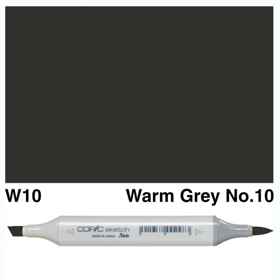 Copic Sketch W10-Warm Grey No.10 - Click Image to Close