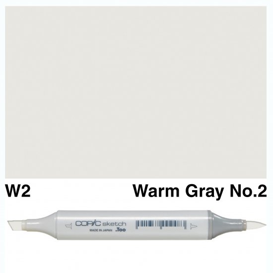 Copic Sketch W2-Warm Gray No.2 - Click Image to Close