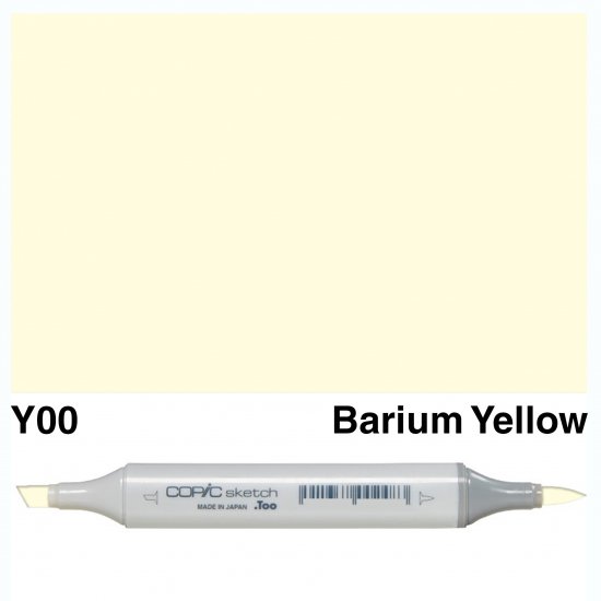 Copic Sketch Y00-Barium Yellow - Click Image to Close