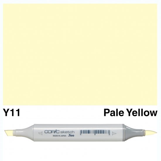 Copic Sketch Y11-Pale Yellow - Click Image to Close