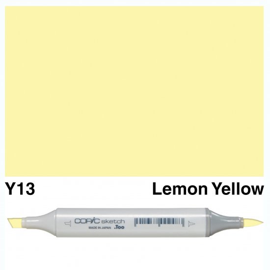 Copic Sketch Y13-Lemon Yellow - Click Image to Close