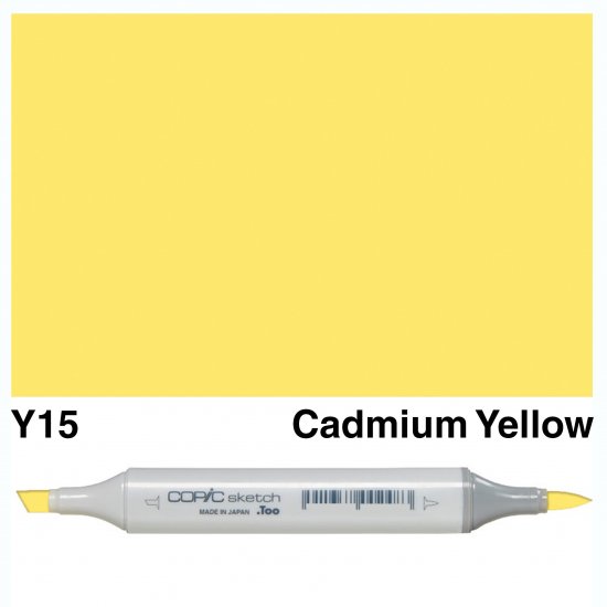 Copic Sketch Y15-Cadmium Yellow - Click Image to Close
