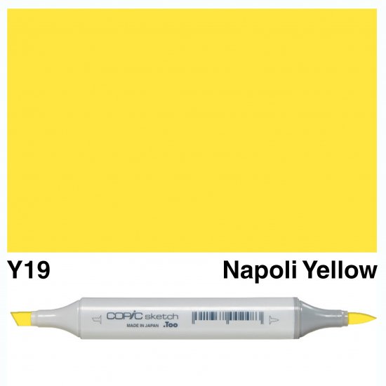 Copic Sketch Y19- Napoli Yellow - Click Image to Close