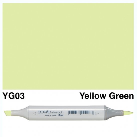 Copic Sketch YG03-Yellow Green - Click Image to Close