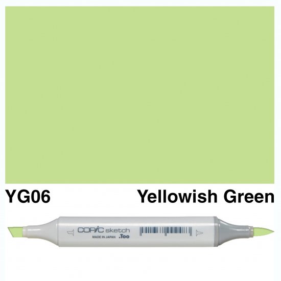 Copic Sketch YG06-Yellowish Green - Click Image to Close