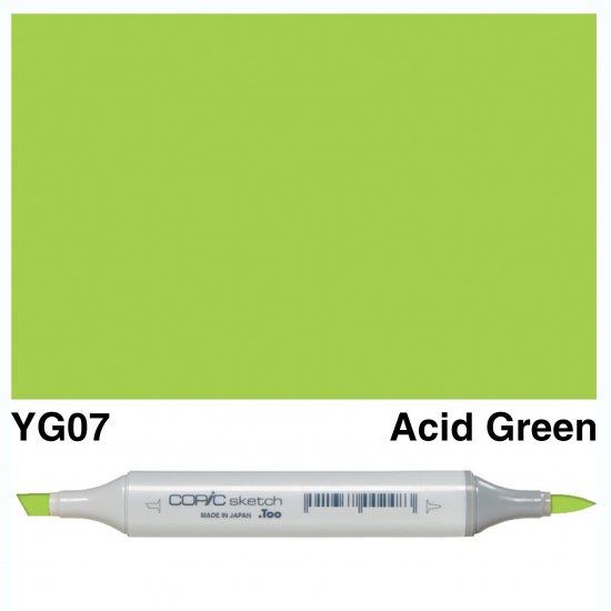 Copic Sketch YG07-Acid Green - Click Image to Close
