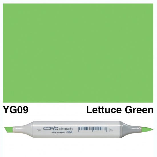 Copic Sketch YG09-Lettuce Green - Click Image to Close
