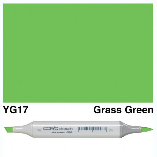 Copic Sketch YG17-Grass Green - Click Image to Close