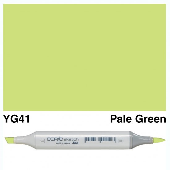Copic Sketch YG41-Pale Green - Click Image to Close
