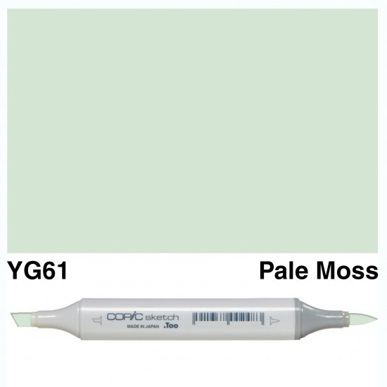 Copic Sketch YG61-Pale Moss - Click Image to Close
