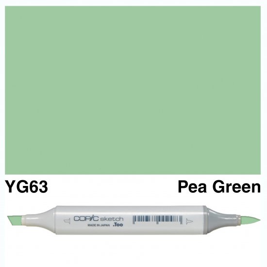 Copic Sketch YG63-Pea Green - Click Image to Close