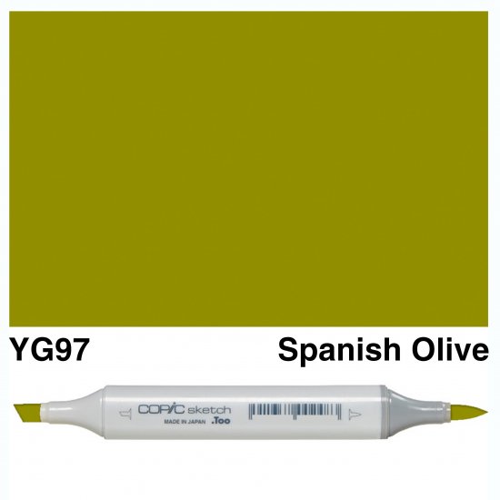 Copic Sketch YG97-Spanish Olive - Click Image to Close