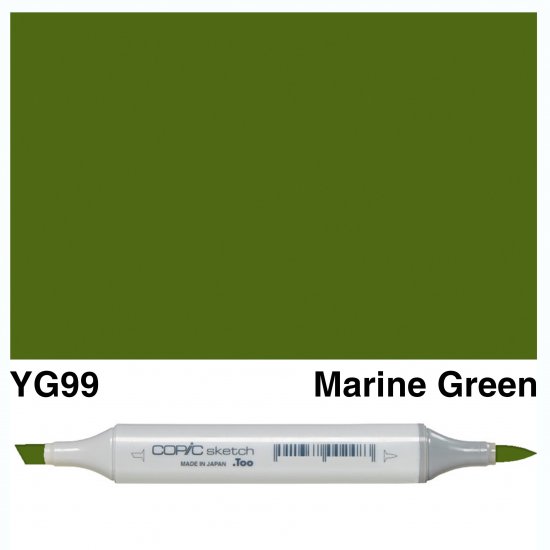 Copic Sketch YG99-Marine Green - Click Image to Close