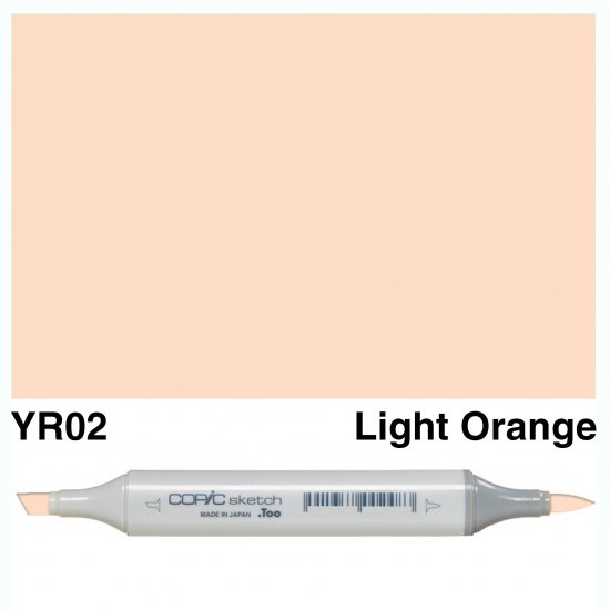 Copic Sketch YR02-Light Orange - Click Image to Close