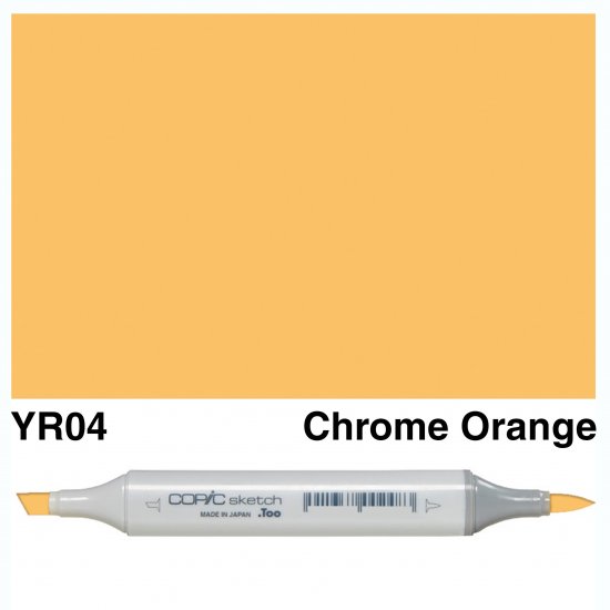 Copic Sketch YR04-Chrome Orange - Click Image to Close