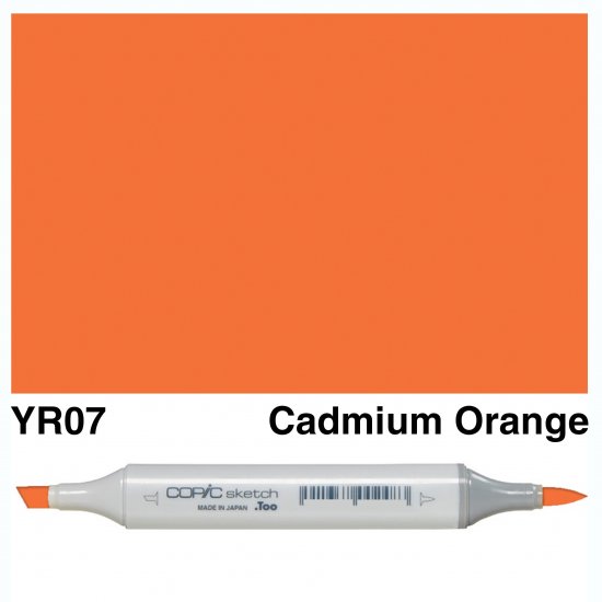 Copic Sketch YR07-Cadmium Orange - Click Image to Close
