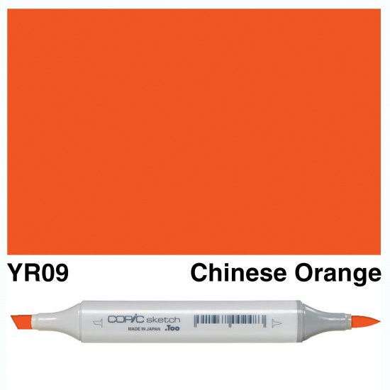 Copic Sketch YR09-Chinese Orange - Click Image to Close