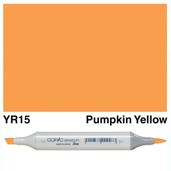 Copic Sketch YR15-Pumpkin Yellow - Click Image to Close