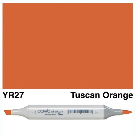 Copic Sketch YR27-Tuscan Orange - Click Image to Close