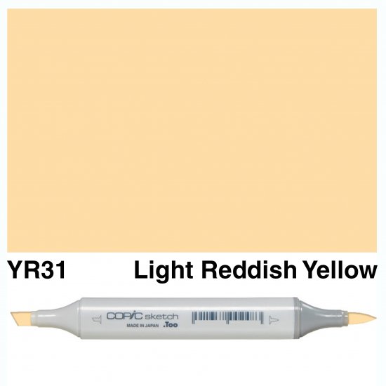 Copic Sketch YR31-Light Reddish Yellow - Click Image to Close