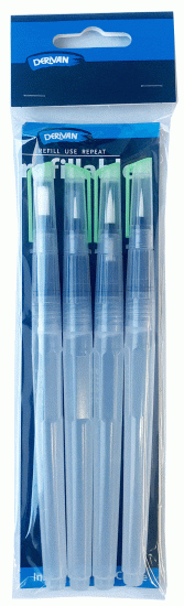 Derivan Refillable Brush Pens - Click Image to Close