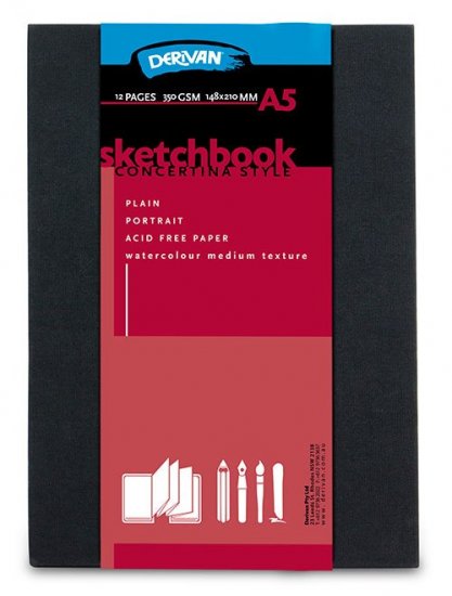 Derivan Concertina Sketchbook A5 - Click Image to Close