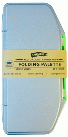 Derivan Folding Watercolour Palette Small - Click Image to Close