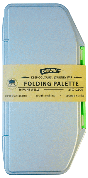 Derivan Folding Watercolour Palette Small